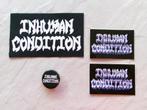 INHUMAN CONDITION stickers, patch, button, Ophalen of Verzenden, Nieuw, Overige typen