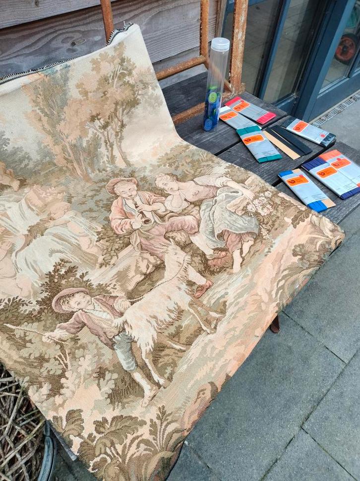 Prachtige gobelin., Antiek en Kunst, Antiek | Kleden en Textiel, Ophalen