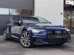 Audi A6 Avant 55 TFSI e quattro Competition Trekhaak | Leder, Auto's, Automaat, Gebruikt, 4 cilinders, Blauw