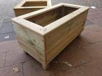 Plantenbak, bloembak van geïmpregneerd tuinhout, Tuin en Terras, Bloembakken en Plantenbakken, Nieuw, Rechthoekig, Hout, Tuin