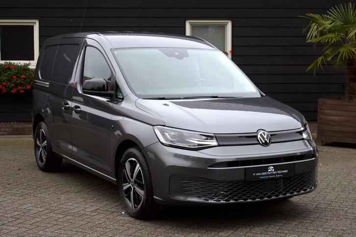 Volkswagen Caddy Cargo 2.0 TDI 122pk L1h1 7-DSG 2021 Grijs, Auto's, Bestelauto's, Bedrijf, 4x4, ABS, Adaptieve lichten, Adaptive Cruise Control