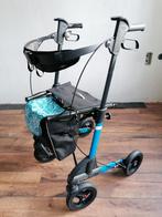 Rollator Topro Troja 2G M Blauw Tas Rugband, Ophalen of Verzenden, Opvouwbaar, Zo goed als nieuw