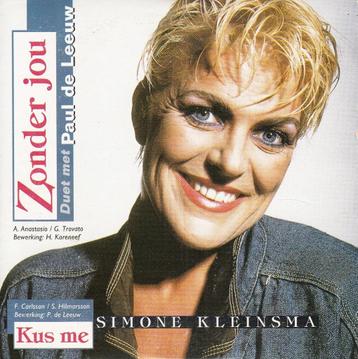 CD-Single- 1995- Simone Kleinsma & Paul de Leeuw- Zonder Jou beschikbaar voor biedingen