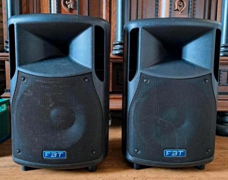 FBT HiMaxX 40A actieve 12 inch speakerset, Muziek en Instrumenten, Versterkers | Keyboard, Monitor en PA, Zo goed als nieuw, Minder dan 500 watt