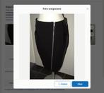 St. Supertrash Sophie kokerrok stretch skirt maat M = 38, Maat 38/40 (M), Supertrash, Zwart, Ophalen of Verzenden