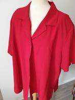 18) In nieuwstaat: Oscar B rode blouse maat 52, Blouse of Tuniek, Zo goed als nieuw, Rood, Oscar B
