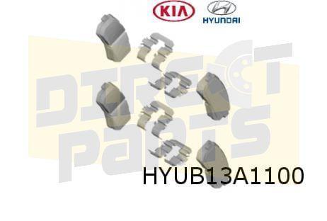 Hyundai Kona (11/17-2/21) remblokset achter (2WD) Origineel!, Auto-onderdelen, Remmen en Aandrijving, Hyundai, Nieuw, Ophalen of Verzenden