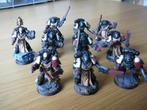 40K Black Templars - unit of 10  (firstborn), Ophalen of Verzenden, Gebruikt, Warhammer, Figuurtje(s)