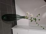 Groene vaas Intratuin 75 H, Huis en Inrichting, Woonaccessoires | Vazen, Ophalen, 75 cm of meer, Groen, Glas
