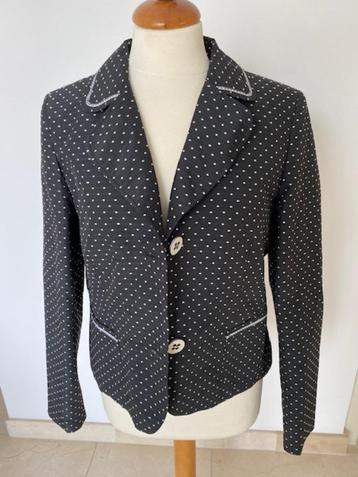 Blazer / Colbert zwart met witte stip maat 38 beschikbaar voor biedingen