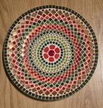 Mozaëkschaal mandala, Huis en Inrichting, Overige materialen, Schaal, Rond, Nieuw