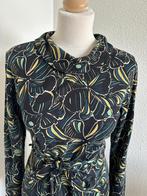 King Louie maat L bloemen Dita dress 2443, Blauw, Maat 42/44 (L), Ophalen of Verzenden, Zo goed als nieuw