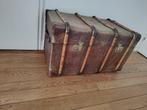 Antieke hutkoffer, Huis en Inrichting, Woonaccessoires | Kisten, Ophalen, Overige materialen, Gebruikt, 50 tot 100 cm