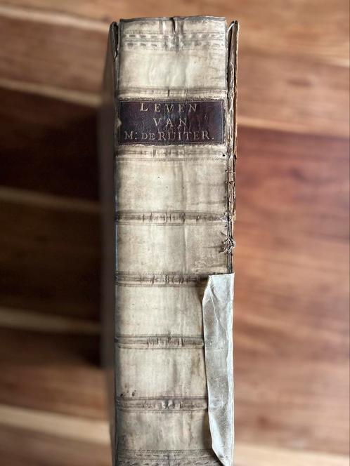 Michiel de Ruiter 1e druk 1686 compleet. PenJ Blaeu, Antiek en Kunst, Antiek | Boeken en Bijbels, Ophalen of Verzenden
