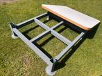Vierkante salontafel (multiplex / stapelrack), Ophalen, Gebruikt, 50 tot 100 cm, Industrieel modern