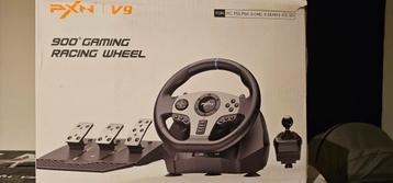 Nieuwe Gaming Stuur met Pedalen & Schakel beschikbaar voor biedingen
