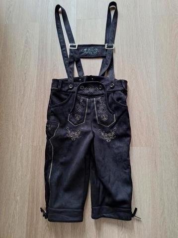 NIEUW: LEDERHOSEN - TIROLERBROEK - TRACHTENHOSEN maat 52 L beschikbaar voor biedingen
