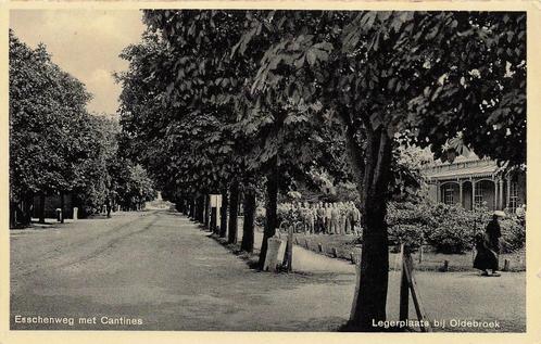 HE034 Legerplaats Oldebroek Eschenlaan militair 1939, Verzamelen, Ansichtkaarten | Nederland, Gelopen, Gelderland, 1920 tot 1940