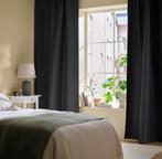 Ikea antraciet annakajsa gordijnen 6x 145x300 cm, Huis en Inrichting, Stoffering | Gordijnen en Lamellen, Ophalen, Gebruikt, Grijs
