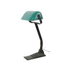 Art Deco Bureaulamp Notarislamp Erpe Model 52 Smeedijzer Gro, Huis en Inrichting, Lampen | Tafellampen, Gebruikt, Bauhaus, 50 tot 75 cm