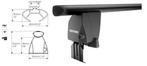 Dakdragers VIOLKSWAGEN GOLF 6 open rails, actie, NIEUW!89,99, Auto diversen, Dakdragers, Ophalen of Verzenden, Nieuw