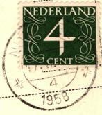 964185	Nunspeet	Bos Elspeterweg boom	1958	Gelopen met postze, 1940 tot 1960, Gelopen, Gelderland, Ophalen of Verzenden