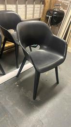 6x kunststof tuinstoel zwart, Tuin en Terras, Tuinstoelen, Ophalen, Gebruikt, Kunststof