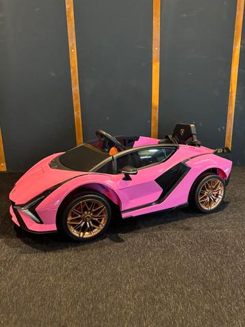 Elektrische Kinderauto Lamborghini – Roze beschikbaar voor biedingen