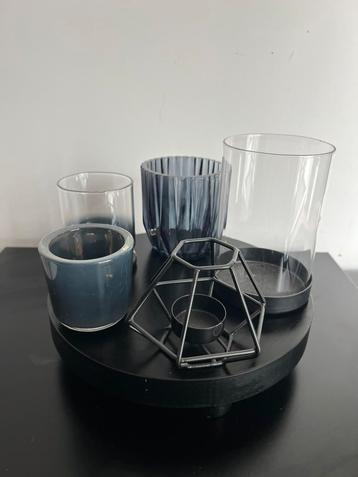 Home decoration: Kaarsenhouder / waxinelichtjes set beschikbaar voor biedingen