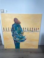Schilderij Nely de Ruiter strand, Antiek en Kunst, Ophalen