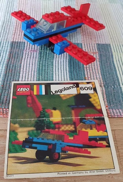 Lego 609 -1 Aeroplane, Kinderen en Baby's, Speelgoed | Duplo en Lego, Gebruikt, Lego, Complete set, Ophalen of Verzenden