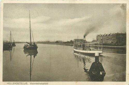 (701-090-017) Hellevoetsluis Voorschekanaal, Verzamelen, Ansichtkaarten | Nederland, Zuid-Holland, Verzenden