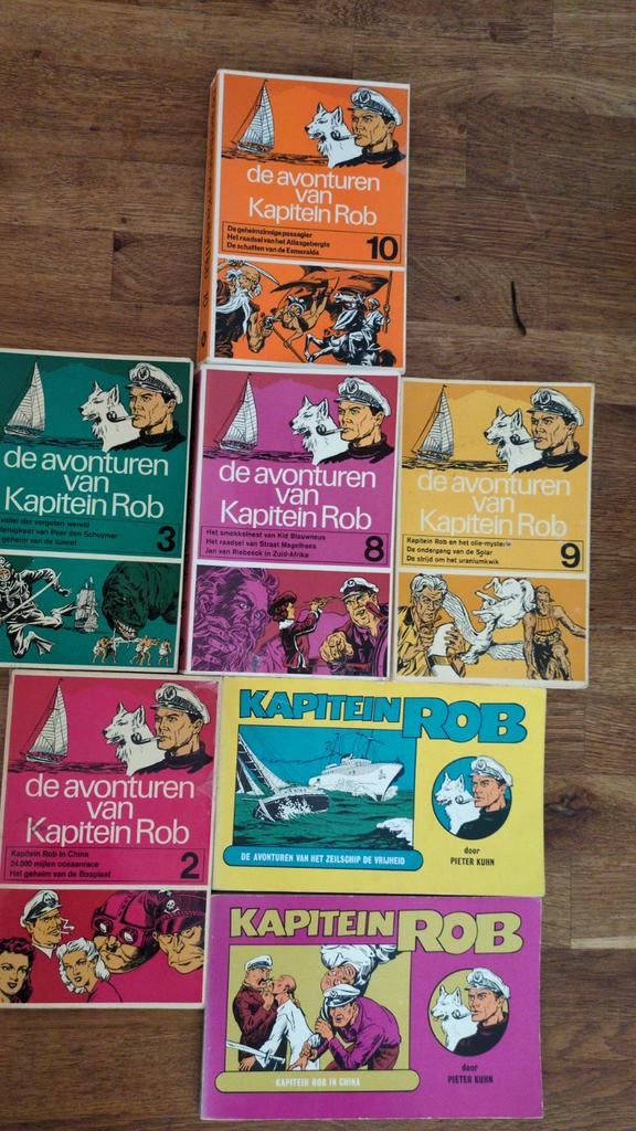 Kapitein Rob Stripboeken Collectie, Meerdere stripboeken, Ophalen of Verzenden, Gelezen, Pieter Kuhn