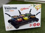 Tristar 6 persoons wokset gourmetstel, Witgoed en Apparatuur, Gourmetstellen, Ophalen of Verzenden, Zo goed als nieuw, 4 t/m 7 personen