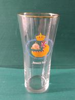vintage bierglas geboorte Prins Willem Alexander, Goor-1967, Verzamelen, Ophalen of Verzenden, Gebruikt, Bierglas