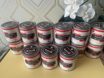 15x acyrlverf hoogglans hema pure chocolate beschikbaar voor biedingen