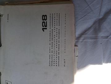 Fiat 128 catalogus en werkboek 