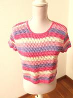 J64 STRADIVARIUS handmade shirt lila roze L = 36, Nieuw, Ophalen of Verzenden, Korte mouw, Roze