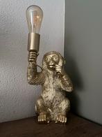 Gouden Aap lamp, Huis en Inrichting, Lampen | Tafellampen, Ophalen, Zo goed als nieuw, Kunststof, Minder dan 50 cm