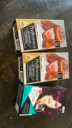 Haarverf L’Oréal 7.4 (2 x)   &. Kruitvat Cosmic purple, Ophalen of Verzenden, Nieuw, Overige typen