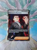 Pokemon 151 Giovanni's charisma full art trainer 197/165, Ophalen of Verzenden, Nieuw, Losse kaart, Foil