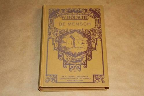 De Mensch - W. Bolsche - 1927, Antiek en Kunst, Antiek | Boeken en Bijbels, Ophalen of Verzenden