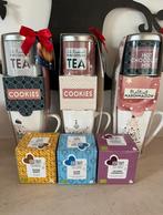 Kerstmokken sets met thee & chocolademelk 🫖🎁 Nieuw!, Ophalen of Verzenden, Theezakje(s), Vol