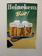 emaille heineken wandbord, Ophalen