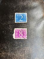 2 Postzegels, Ophalen of Verzenden, Na 1940, Gestempeld