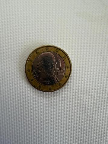 1 euro muntstuk van mozart uit 2002 beschikbaar voor biedingen