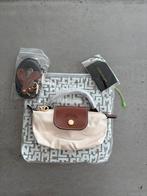 Longchamp Mini le pliage beige Handtas, Sieraden, Tassen en Uiterlijk, Tassen | Damestassen, Ophalen of Verzenden, Gebruikt, Beige