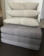 Tuinbank Kussenset grijs en beige, Tuin en Terras, Tuinmeubel-accessoires, Ophalen, Gebruikt