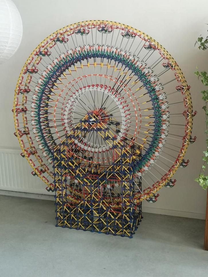 K'nex #89790 6ft Ferris Wheel/reuzenrad (bijna 2 mtr hoog!), Kinderen en Baby's, Speelgoed | Bouwstenen, Zo goed als nieuw, K'nex