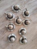 9 gaspit knoppen voor Boretti gasfornuis, Ophalen of Verzenden, Gebruikt, Overige materialen, Overige typen